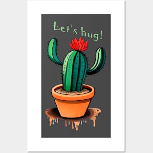 Hug cactus Posters and Art